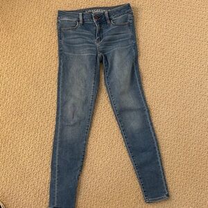 American Eagle Outfitters Women's Blue Jeans jegging